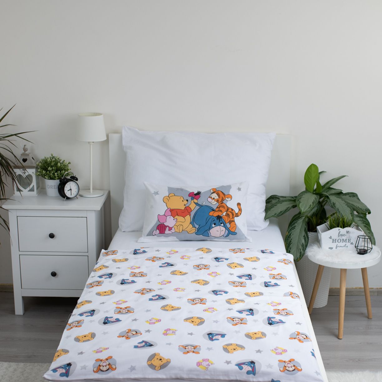 Winnie The Pooh Kinderbettwäsche – Bettbezug 100x135 cm & Kissenbezug 40x60 cm