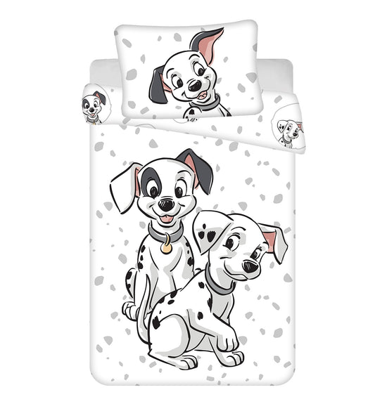 101 Dalmatiner Bettwäsche-Set für Kinder – Bettbezug 100x135 cm & Kissenbezug 40x60 cm