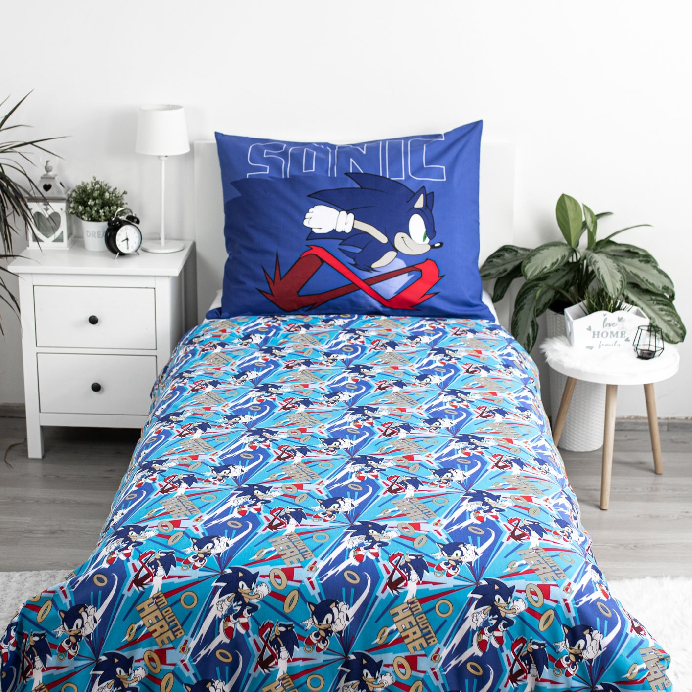 Sonic Kuschelige Bettwäsche Baumwolle, 140x200 cm & 70x90 cm