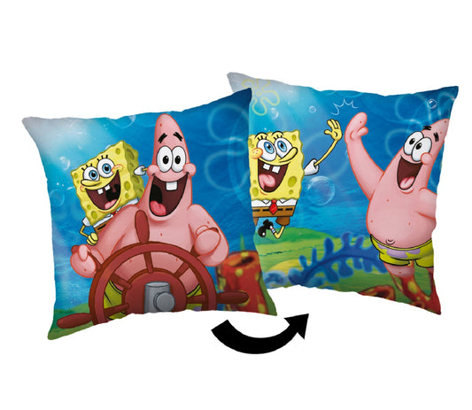 Sponge Bob Kopfkissen (1 Stück) Premium Dekokissen mit beidseitigem Digitaldruck
