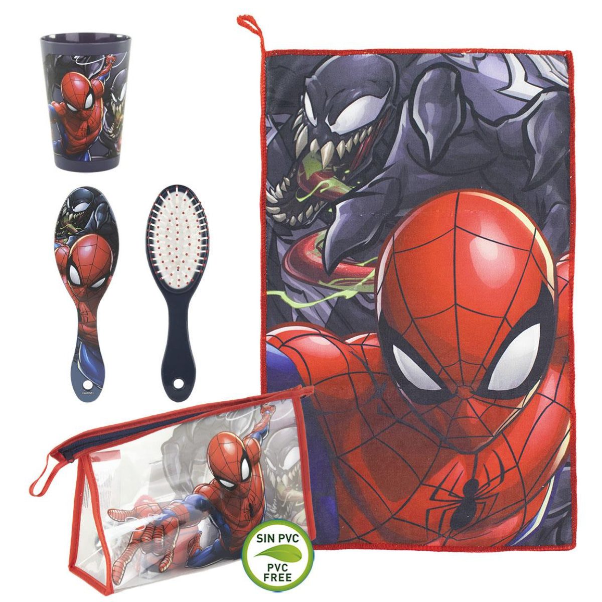Marvel Spider Man Kinder Kulturtasche Waschtasche Kosmetiktasche Reiseaccessoire