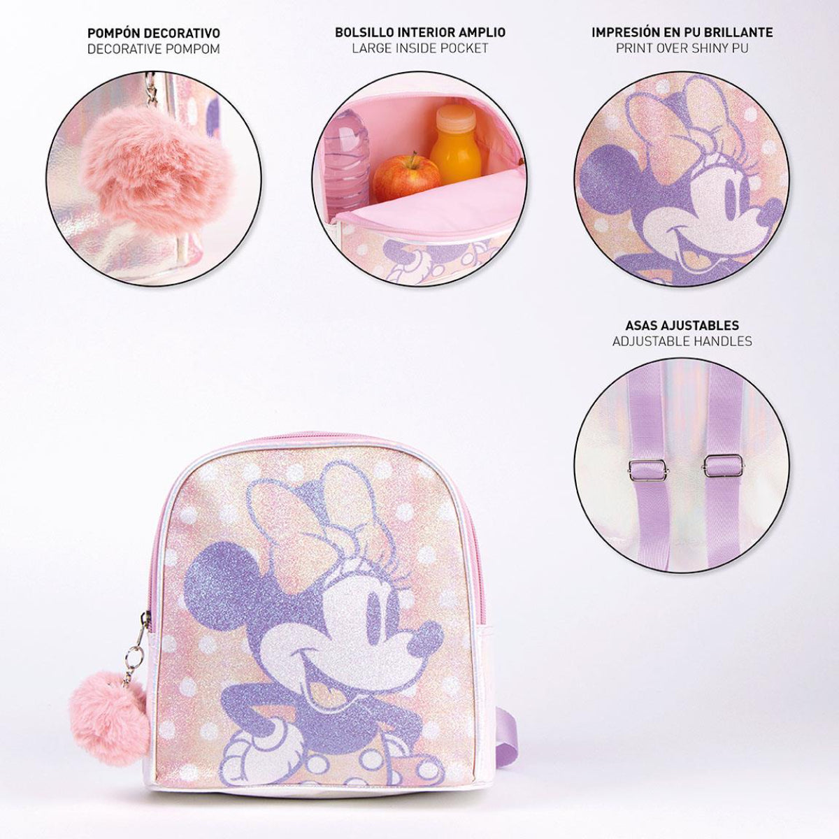 Disney Minnie Mouse Kinderrucksack Freizeitrucksack für Kinder Schultasche