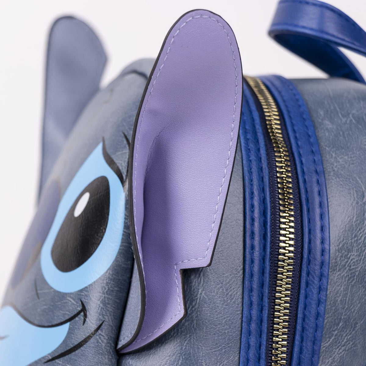 Disney Rucksack Stitch Casual Tasche Damen Kunstleder mit Stickdetails