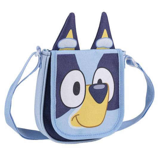 Bluey Schultertasche Kinder Umhängetasche 14×14×4 cm mit Motiv