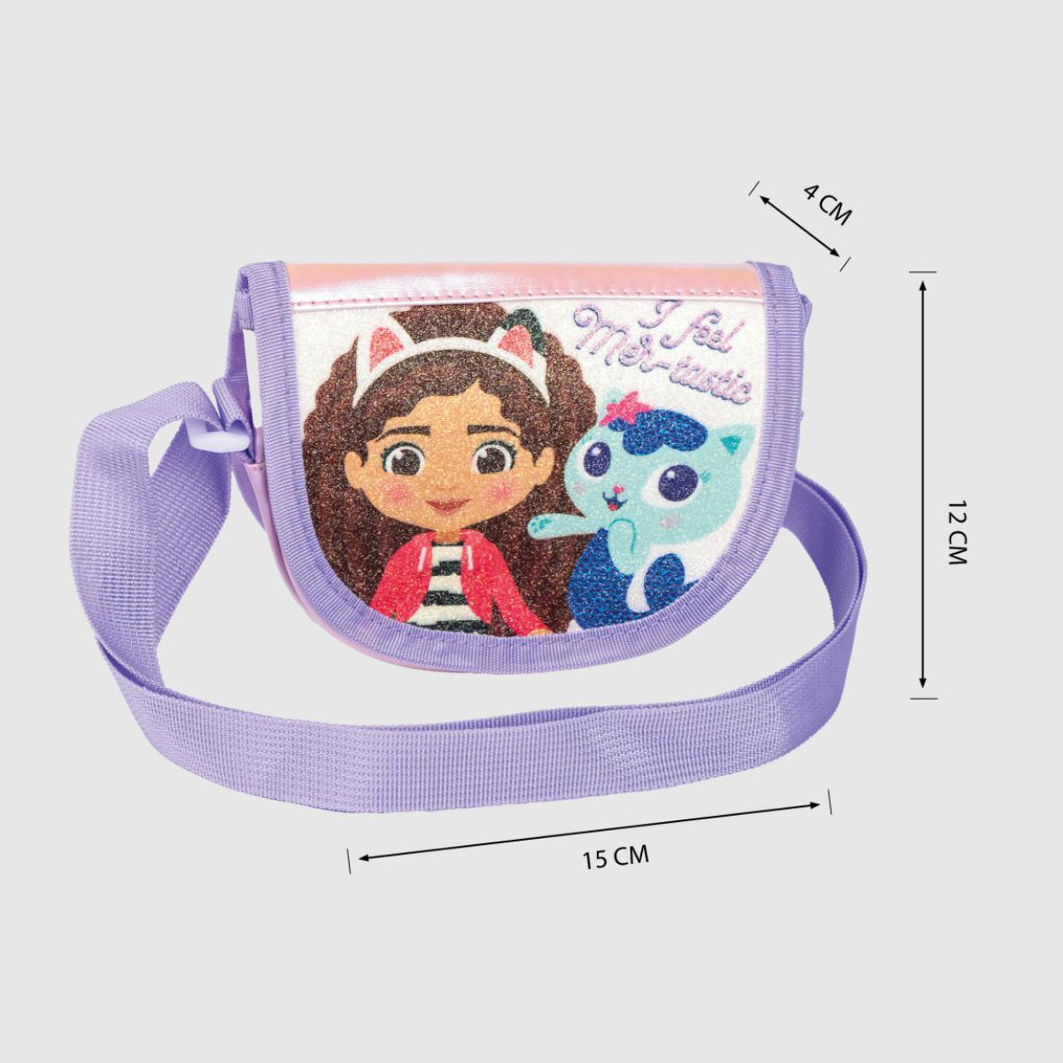 Gabby’s Dollhouse Umhängetasche – Kindertasche für Mädchen mit Motivdruck