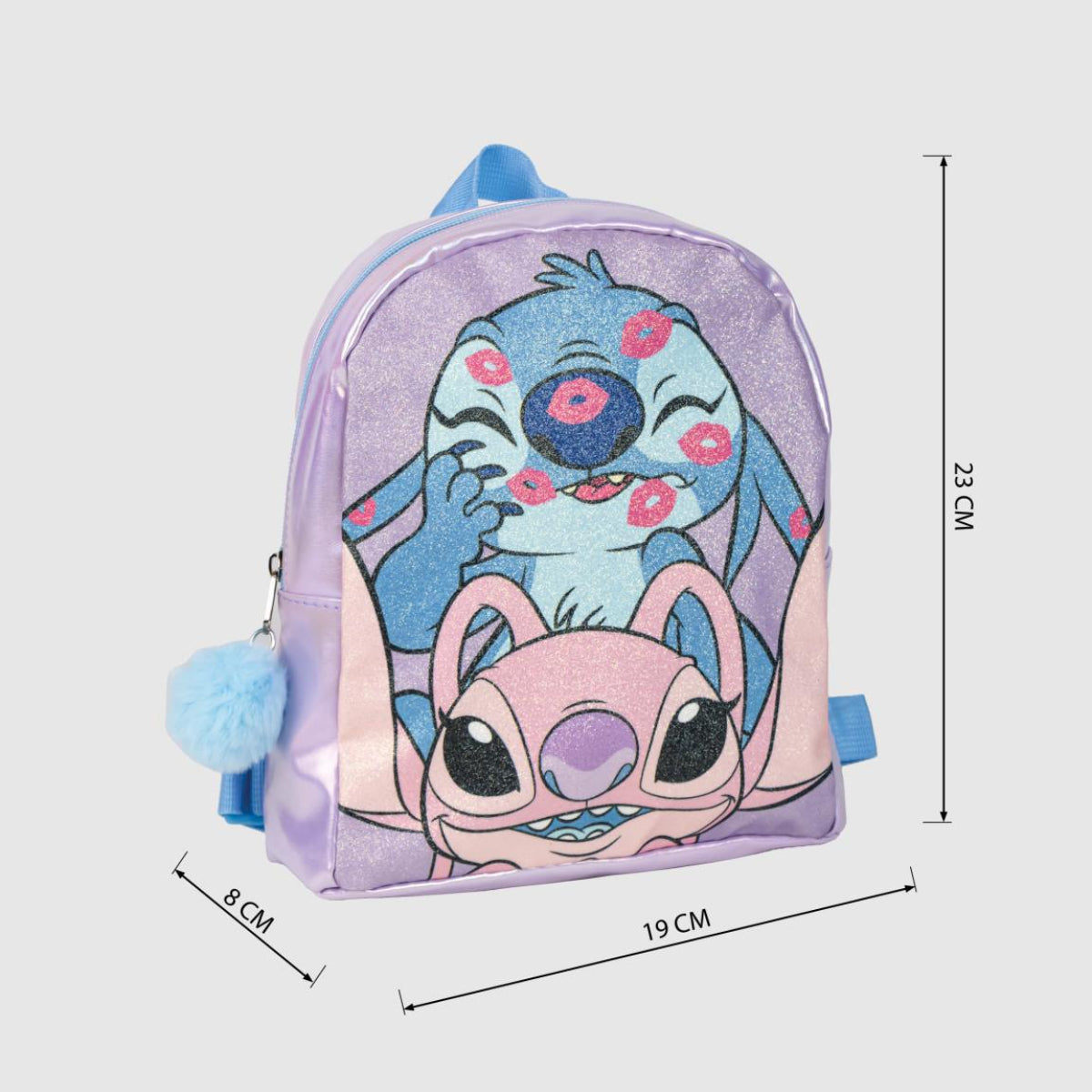 Disney Stitch Rucksack für Kinder Leichter Kinderrucksack 19×23×8cm