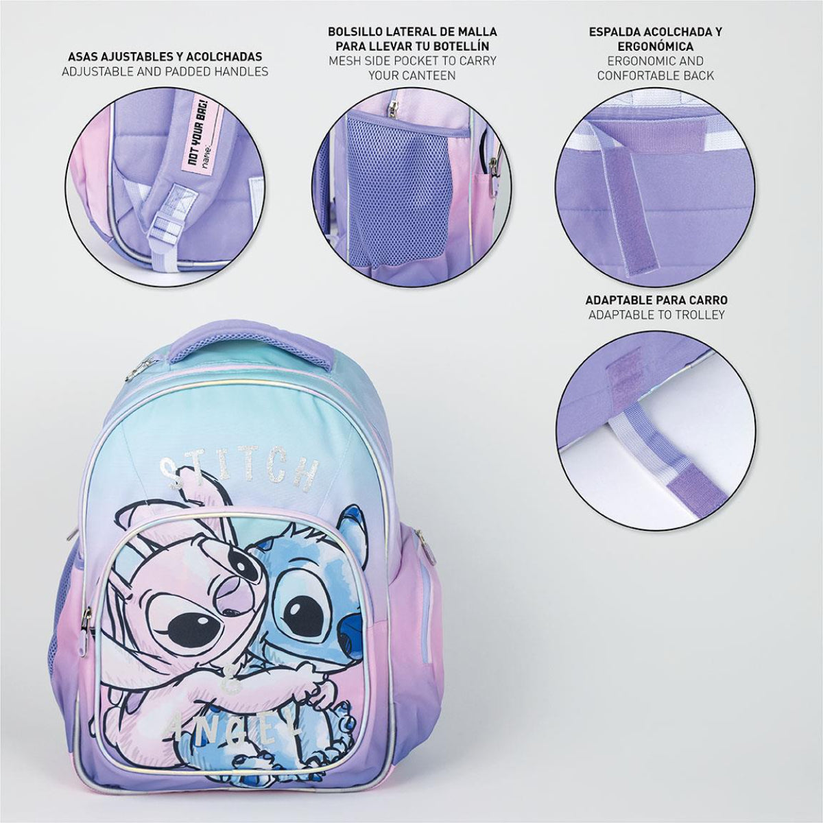 Lilo & Stitch Rucksack für Kinder – Freizeitrucksack & Kinderrucksack für Schule & Ausflüge