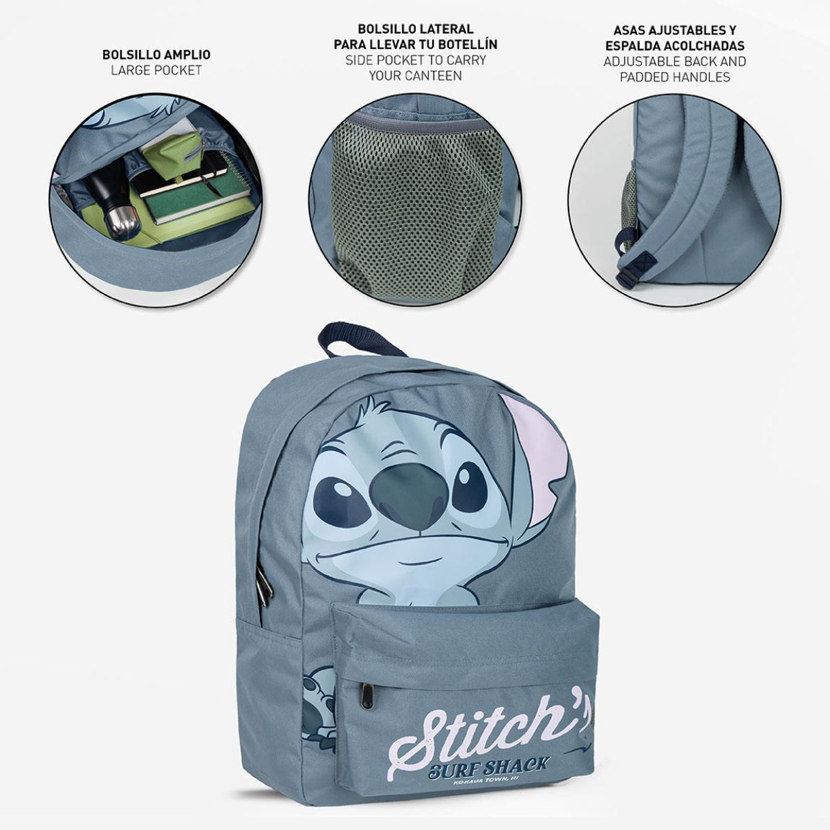 Disney Stitch Rucksack Erwachsene Freizeitrucksack Polyester Fan Tasche