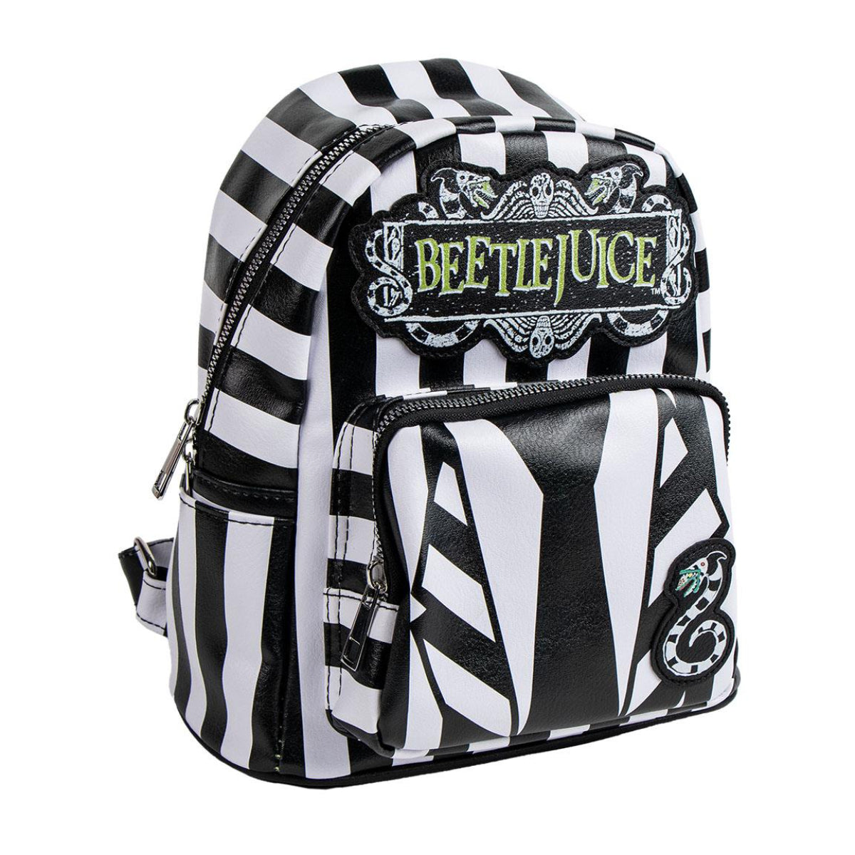 Beetlejuice Rucksack Damen Casual Rucksack Kunstleder – Gothic Tasche