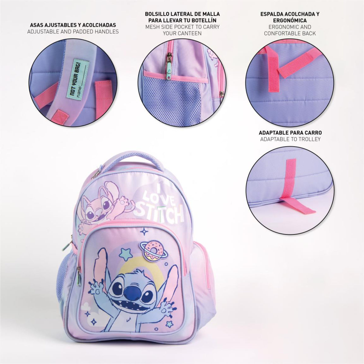 Lilo & Stitch Rucksack für Kinder Freizeitrucksack & Kinderrucksack für Schule & Ausflüge