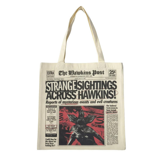 Stranger Things Shopping Bag Tragetasche Stofftasche Einkaufstasche Polyester Baumwolle