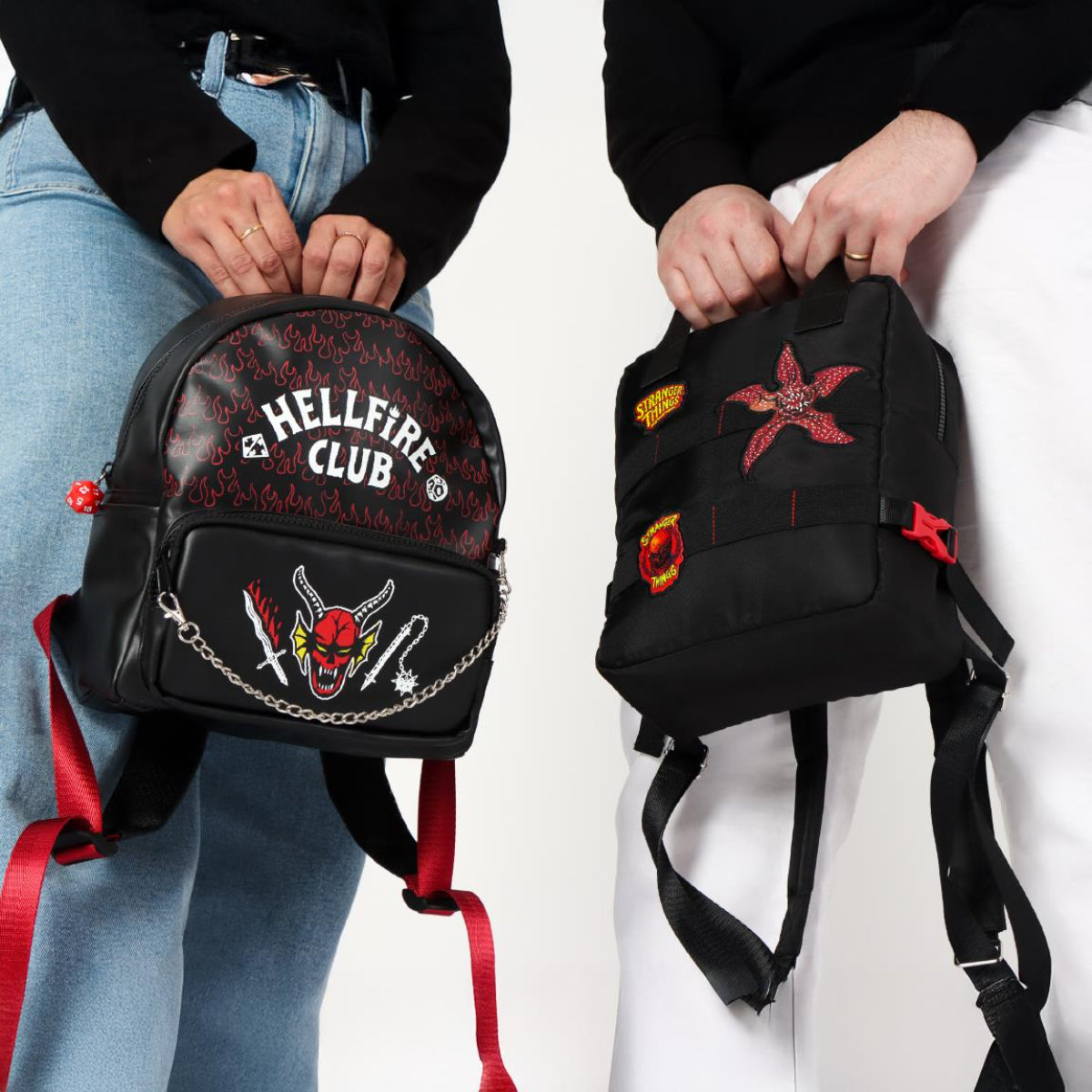 Stranger Things Rucksack Kunstleder Freizeitrucksack Travel Bag für Erwachsene