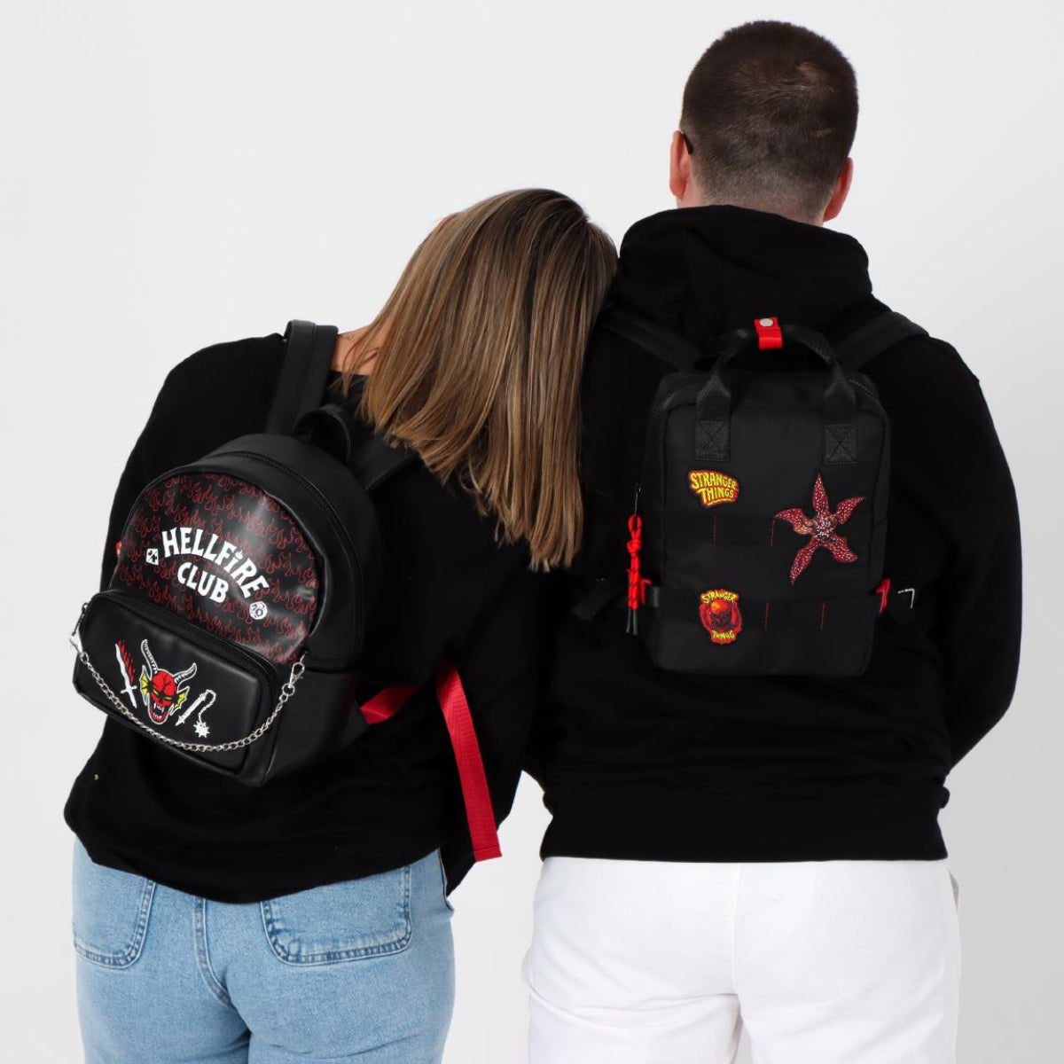 Stranger Things Rucksack Kunstleder Freizeitrucksack Travel Bag für Erwachsene
