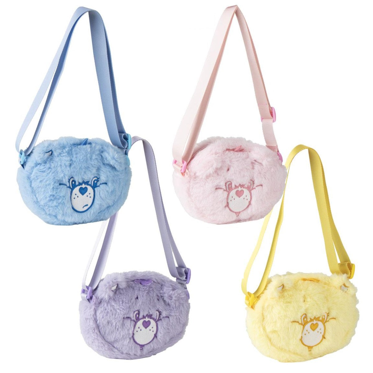 Die Glücksbärchis Tasche aus Plüsch für Kinder mit angenehmer Oberfläche