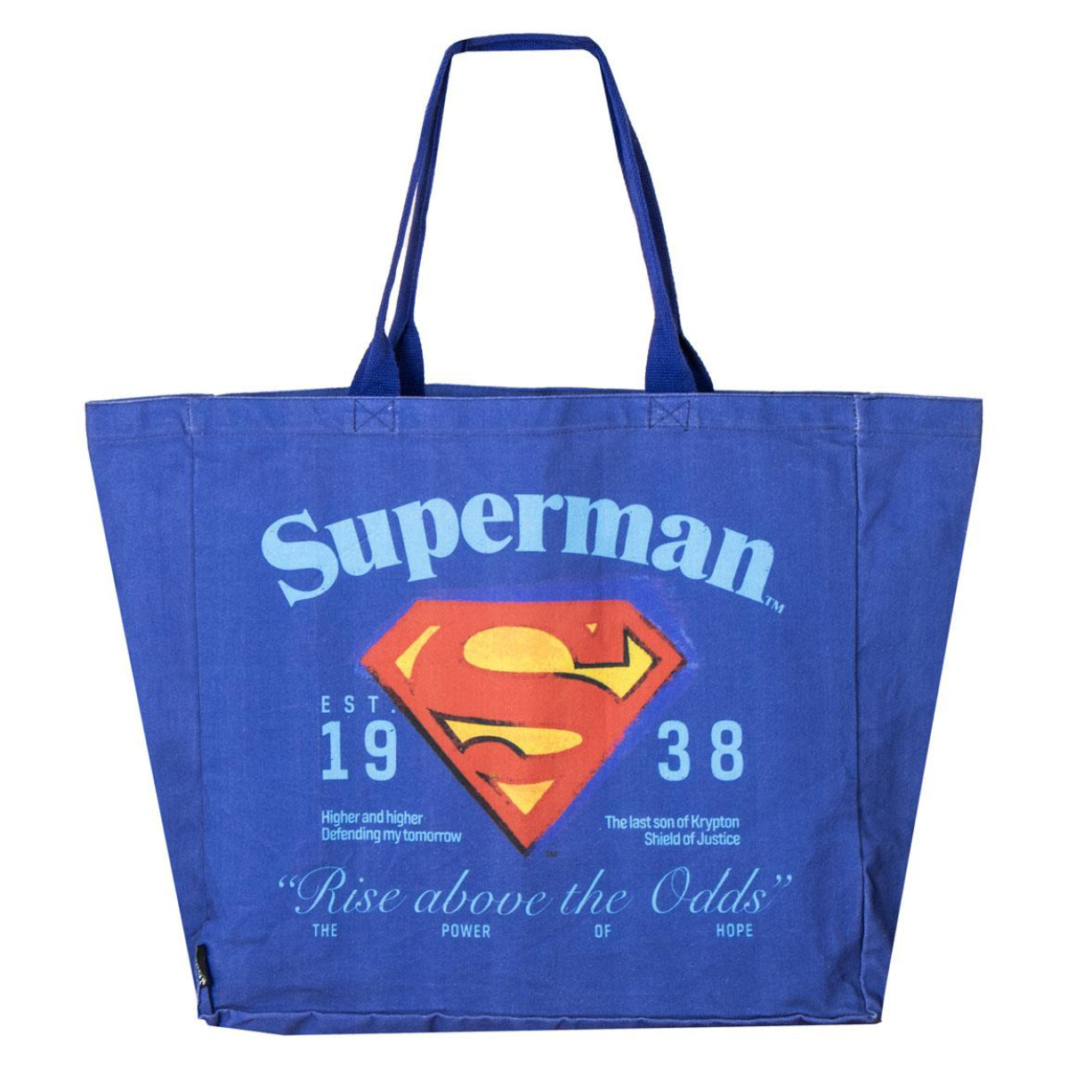 Superman Shopper für Erwachsene mit robuster Materialkombination