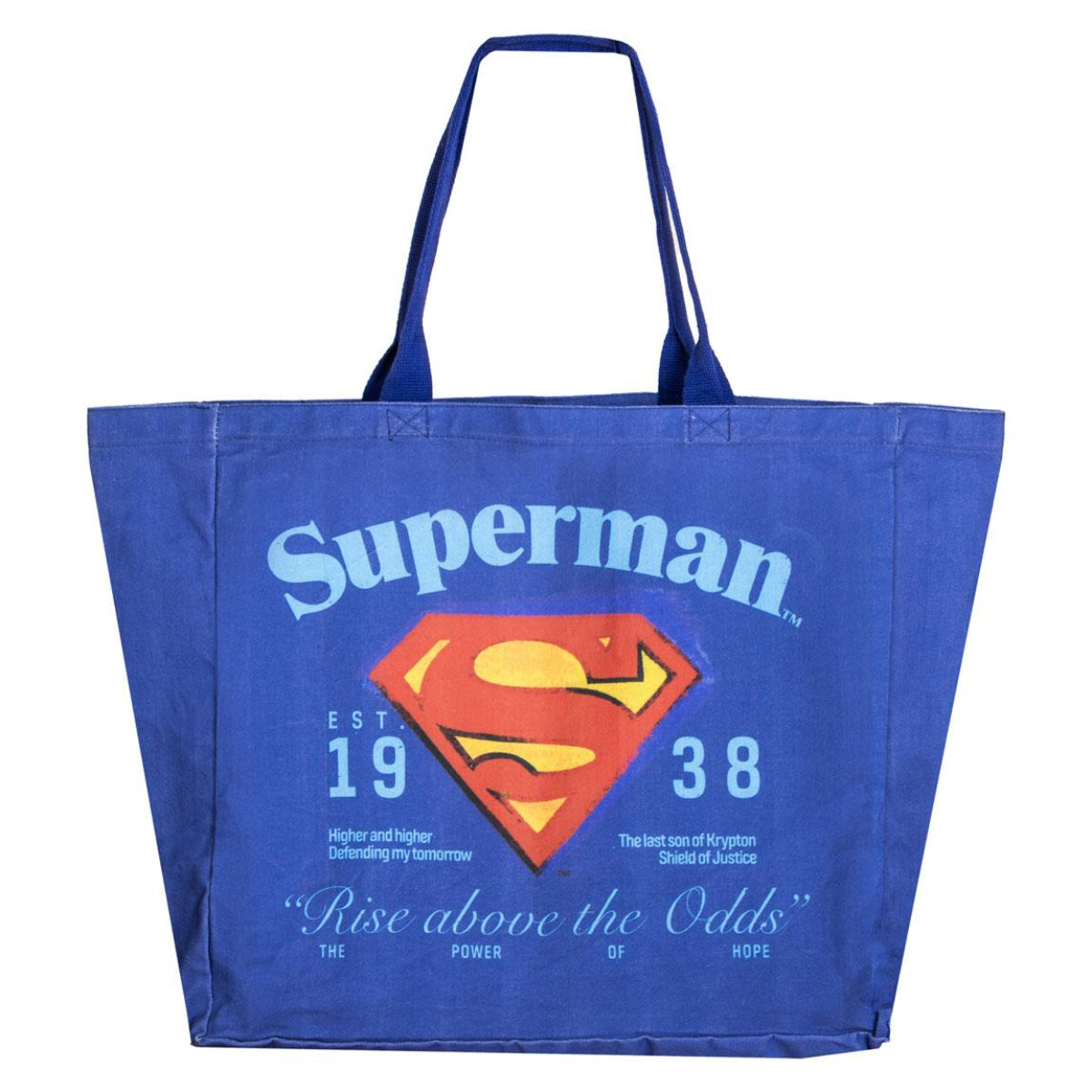 Superman Shopper für Erwachsene mit robuster Materialkombination