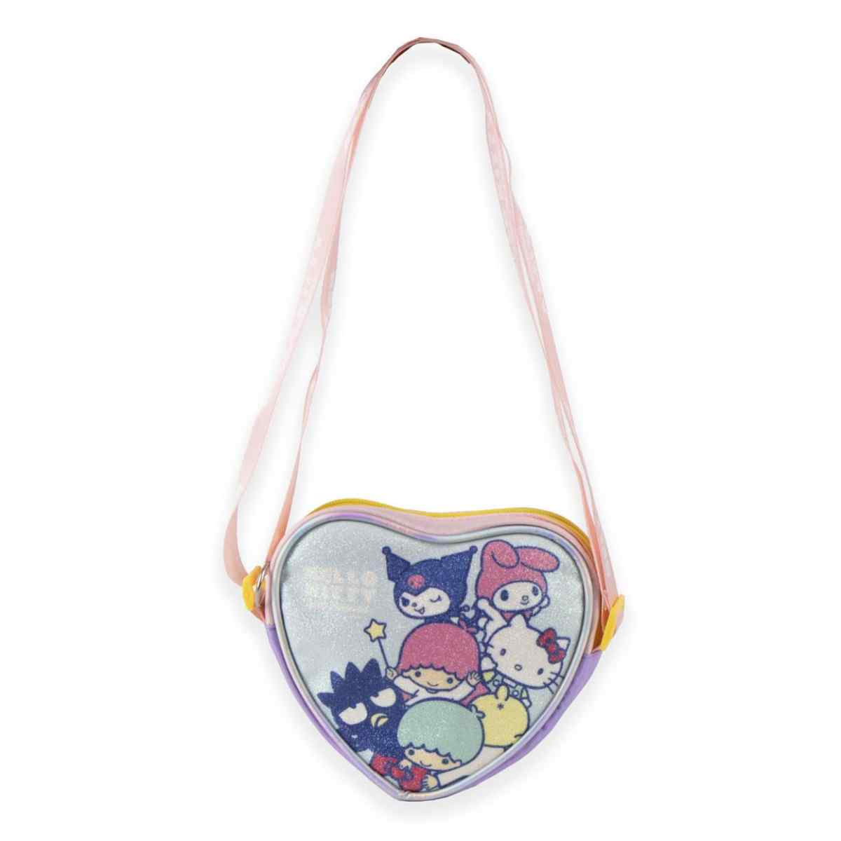 Hello Kitty Kinder Schultertasche Herz Design für Kleinigkeiten