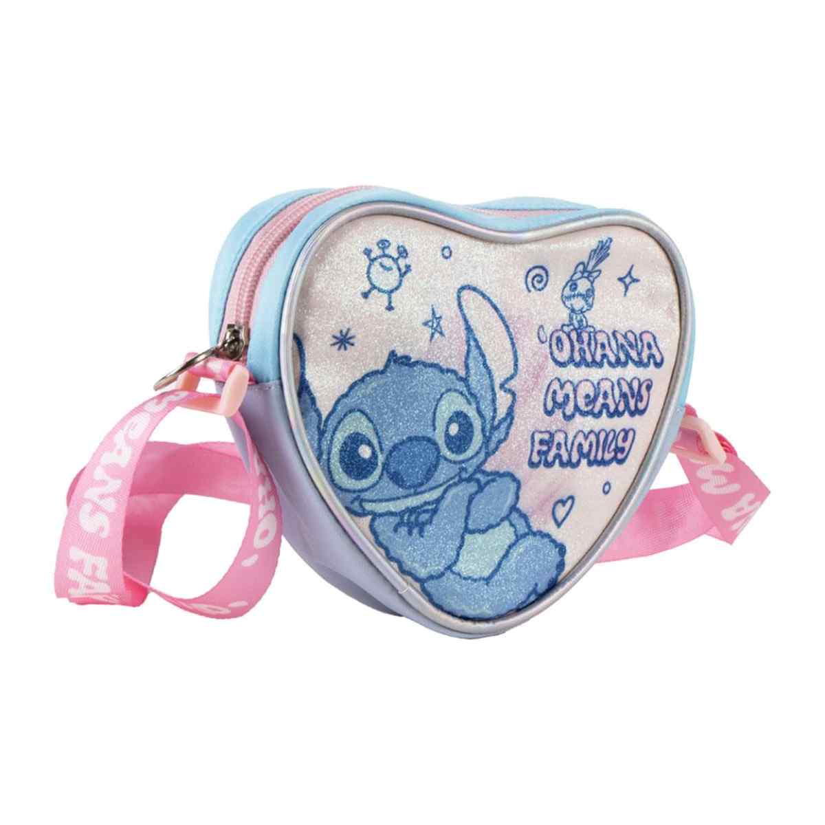 Disney Stitch 3D Herz Tasche für Kinder kompakte Umhängetasche