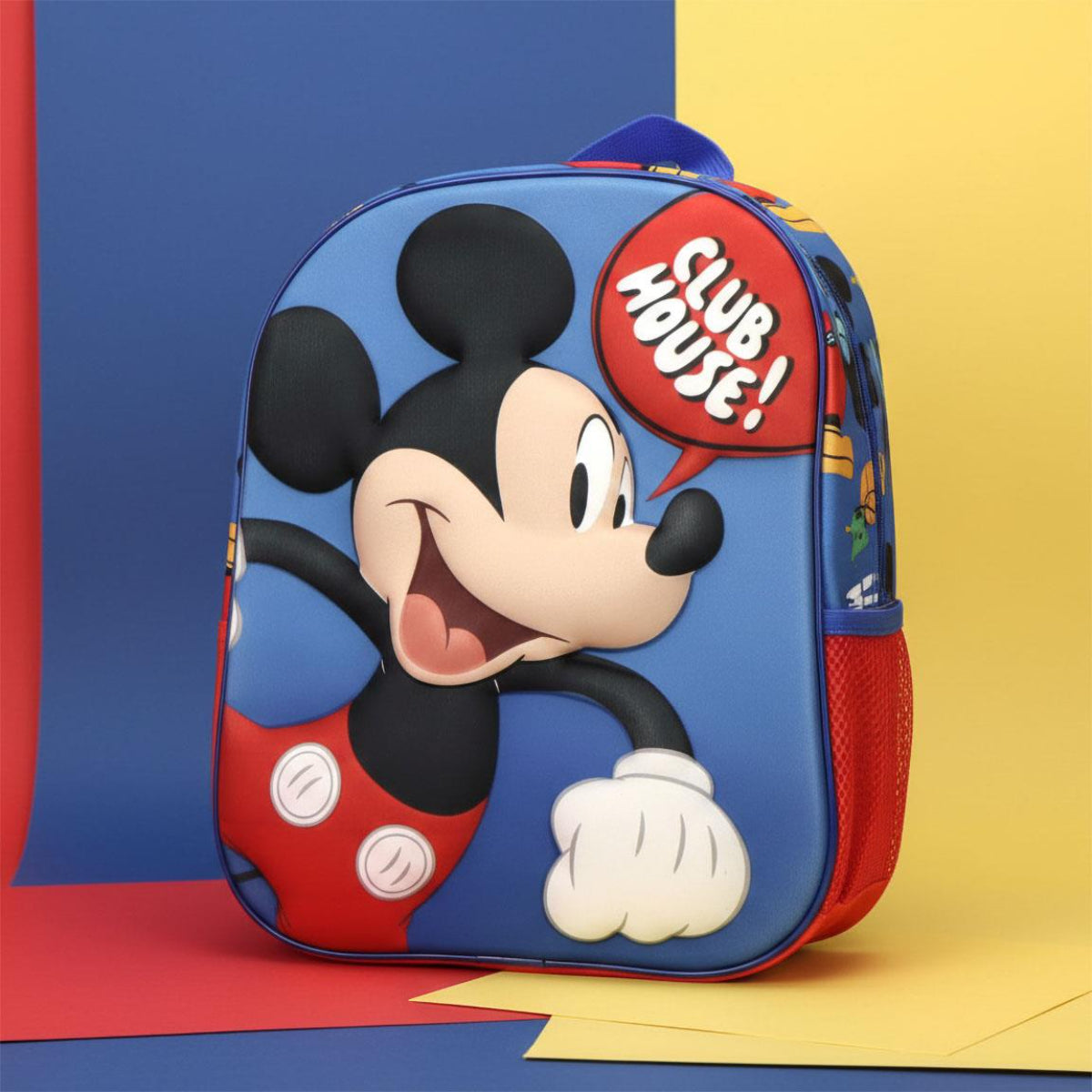 Disney Mickey 3D Kinderrucksack für Kleinkinder leichter Rucksack für Alltag und Ausflüge
