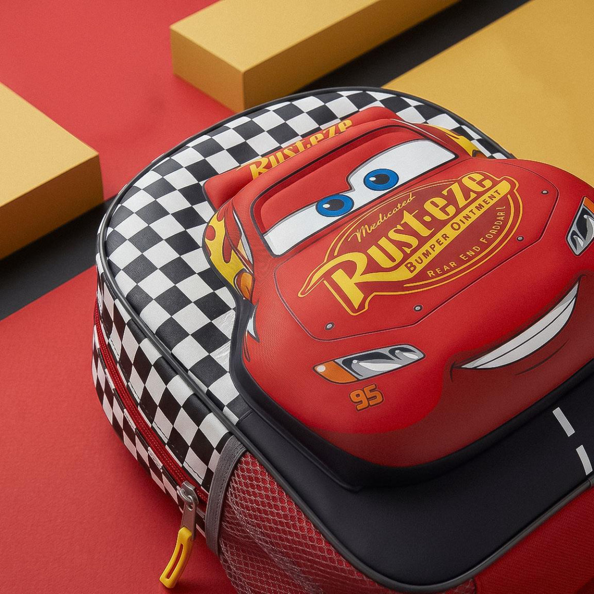 Disney Cars 3D Kinderrucksack für Kleinkinder leichter Rucksack für Alltag und Ausflüge