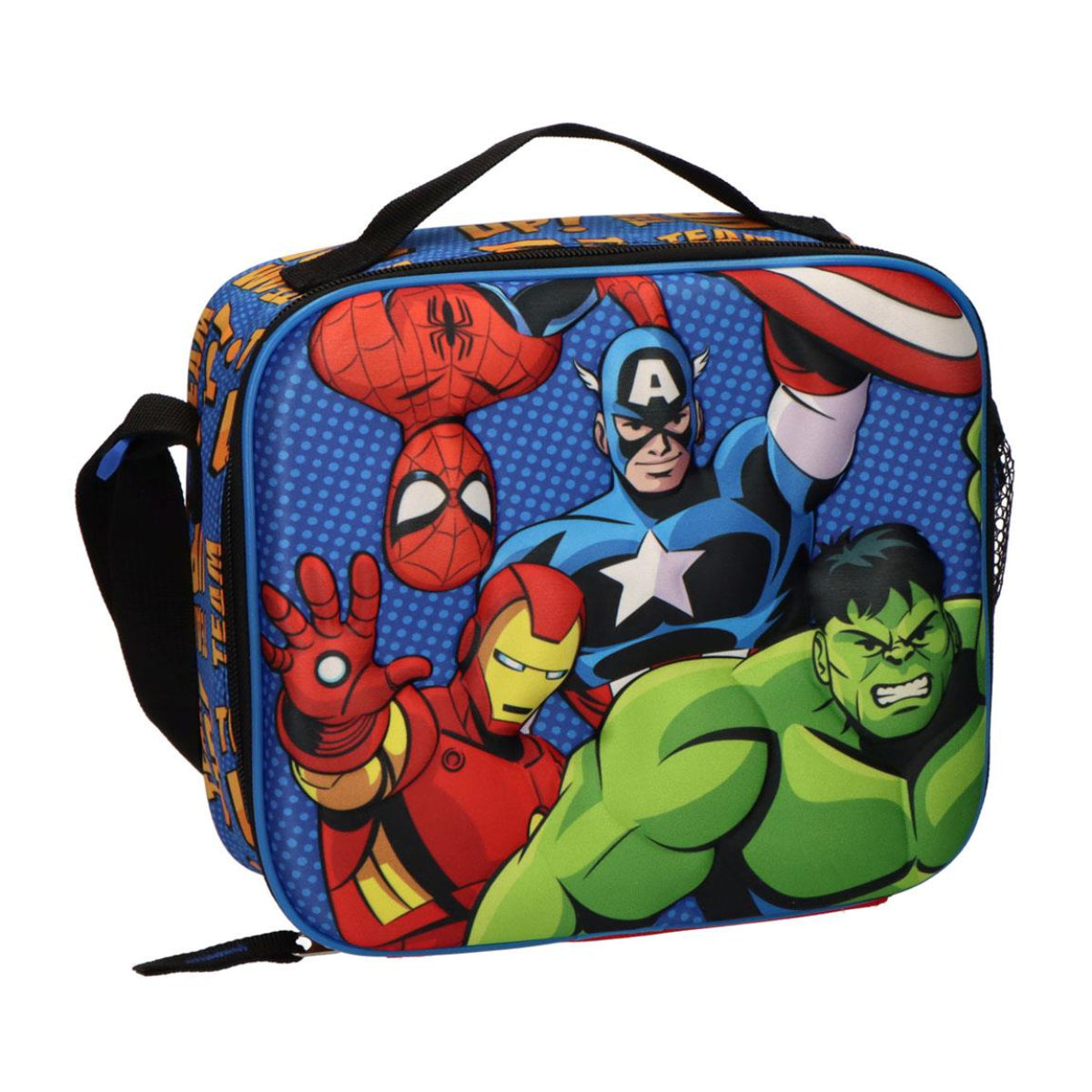 Avengers Kinder Kühltasche 3D Lunch Tasche Isolierbeutel für Pausenbrot Snacks Getränke