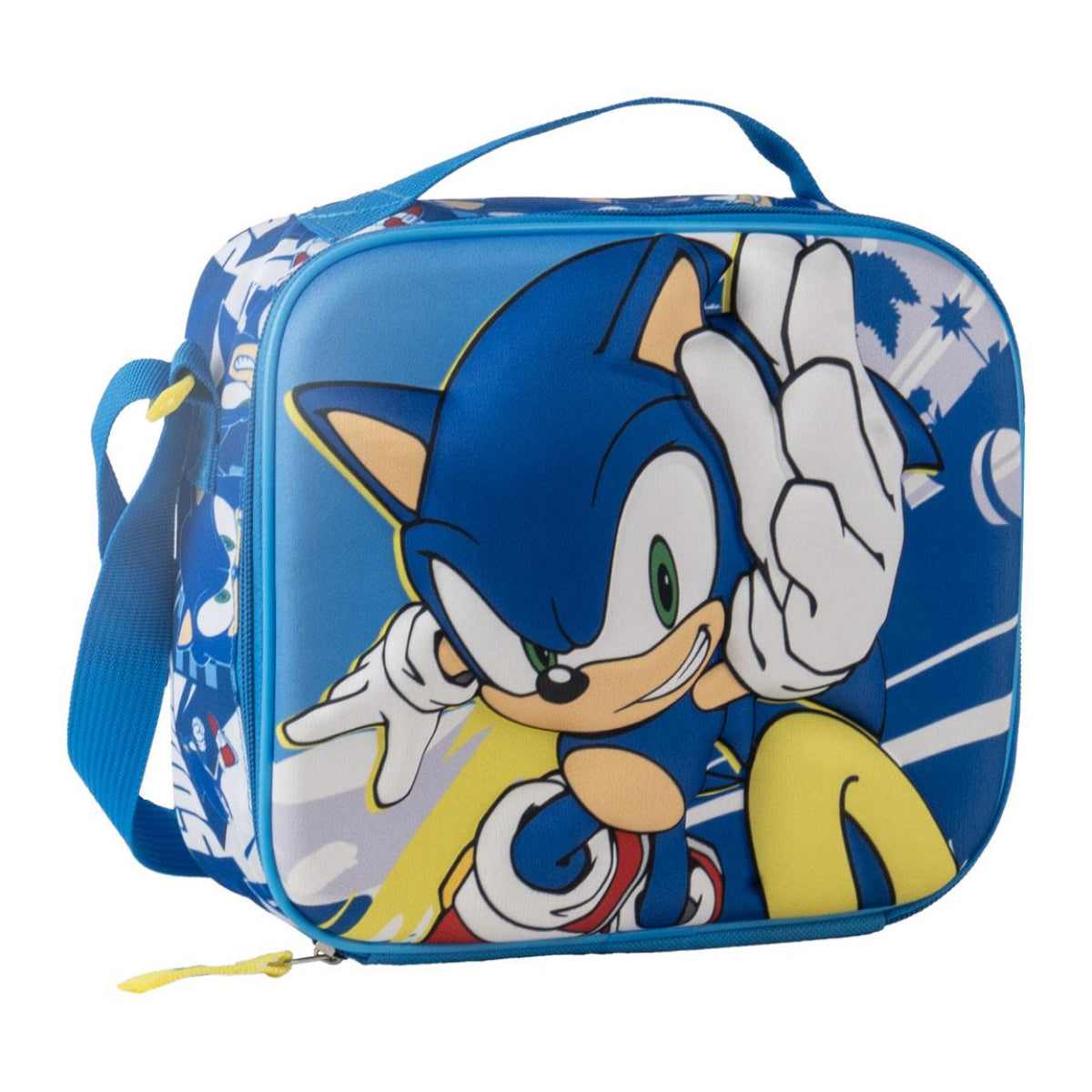 Sonic Lunchbag Kinder Isoliertasche Brottasche für Snacks Pausenbrot und Getränke