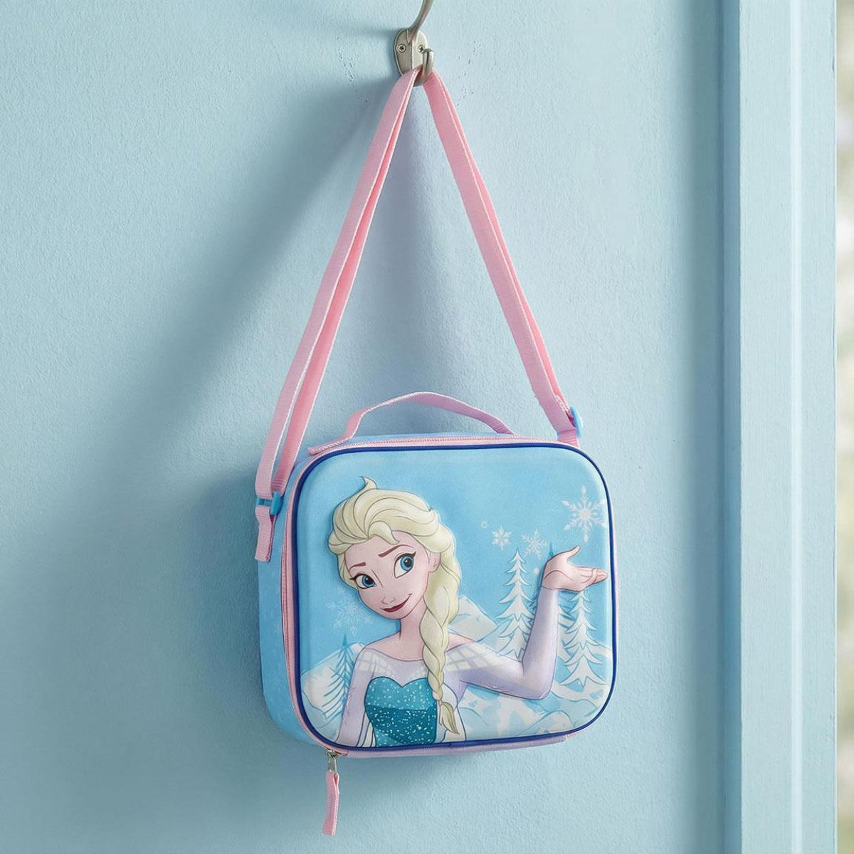 Disney Frozen 3D Isoliertasche Kinder 25 × 21,5 × 7 cm Lunchbag Brottasche für Schule und Ausflüge