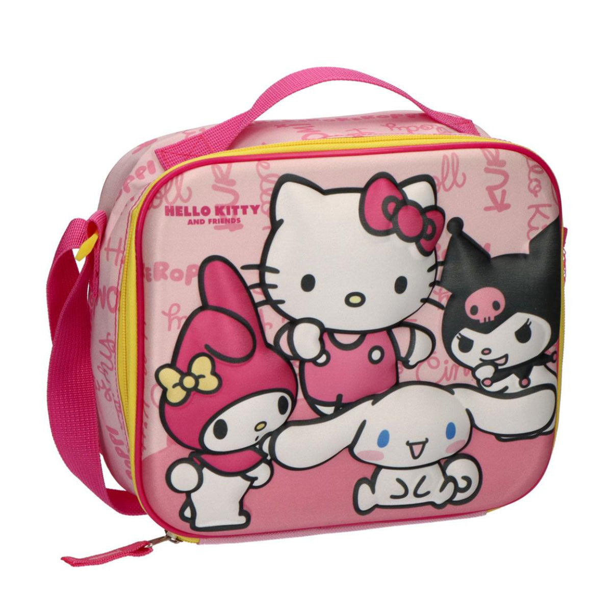 Hello Kitty Kinder Lunchbag 3D Isoliertasche Frühstückstasche für Schule Freizeit
