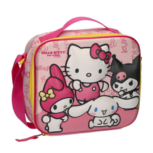 Hello Kitty Kinder Lunchbag 3D Isoliertasche Frühstückstasche für Schule Freizeit