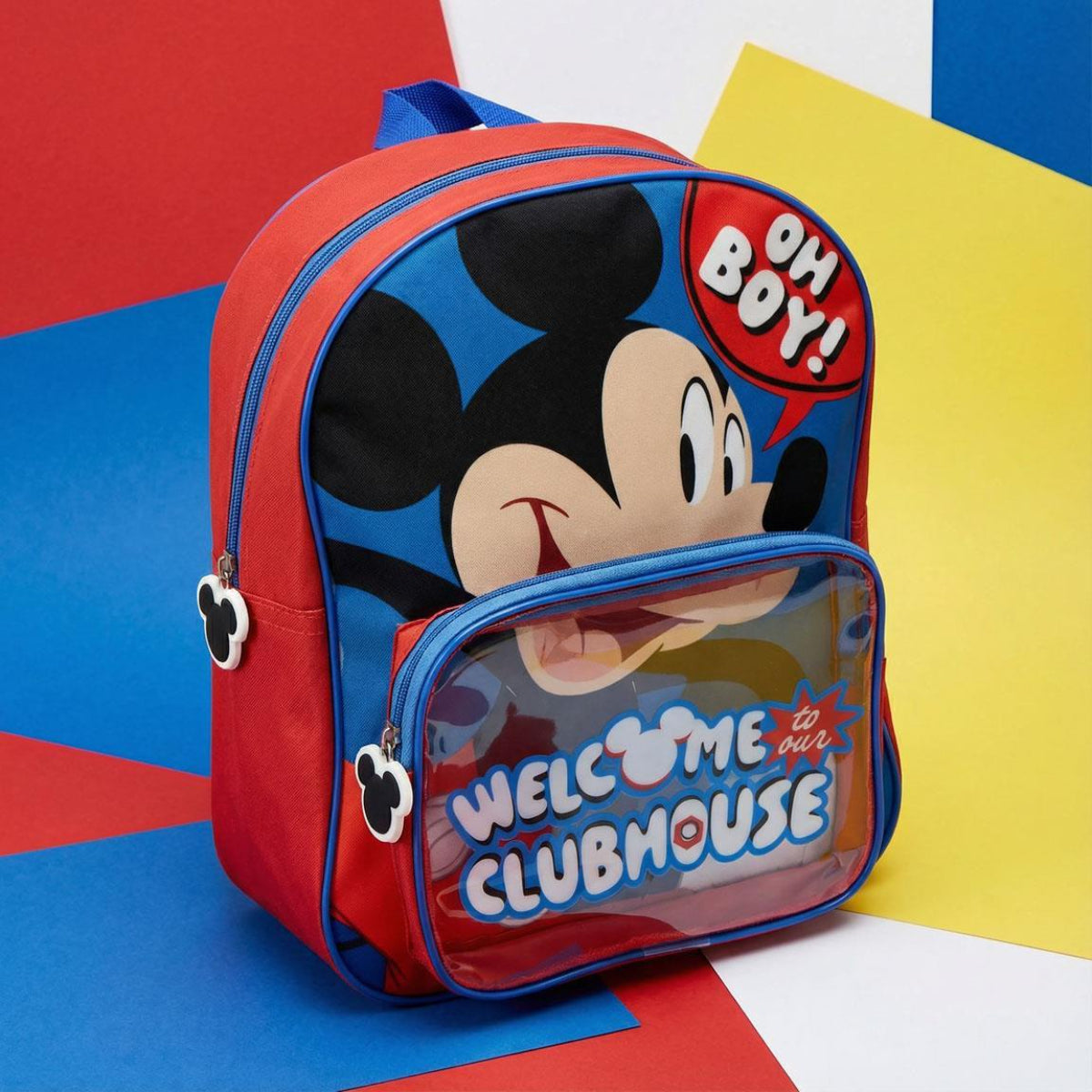 Disney Mickey Mouse Kinderrucksack für Kleinkinder leichter Rucksack für Schule und Ausflüge