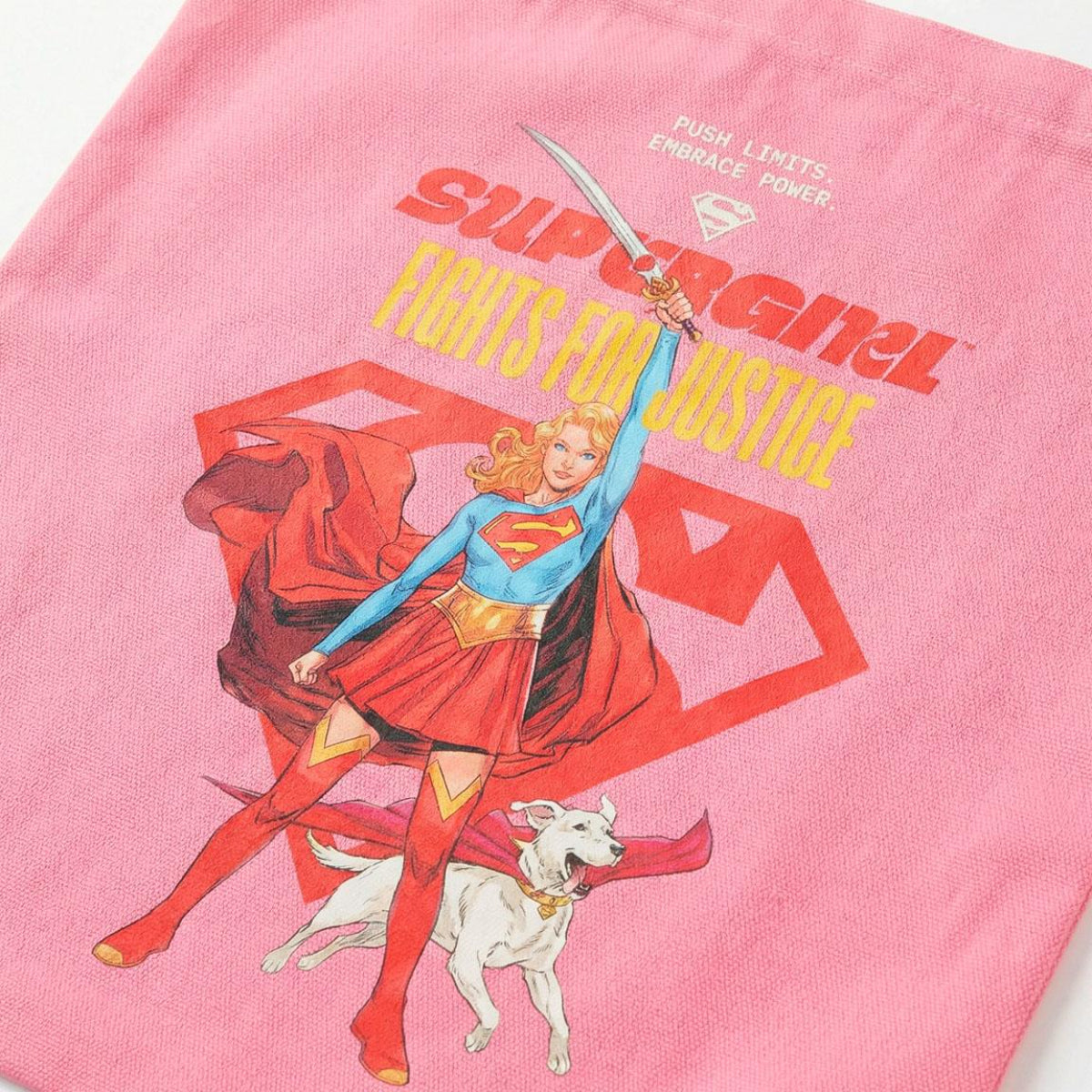 Superman Supergirl Einkaufstasche Tragetasche Stofftasche aus Polyester Baumwolle für Alltag und Shopping