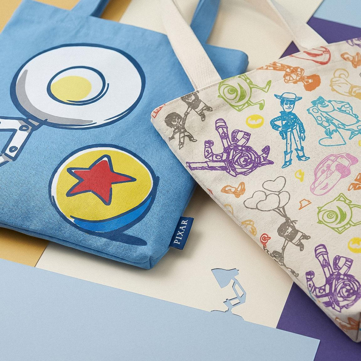 Disney Pixar Einkaufstasche für Shopping Stadt Freizeit und tägliche Besorgungen