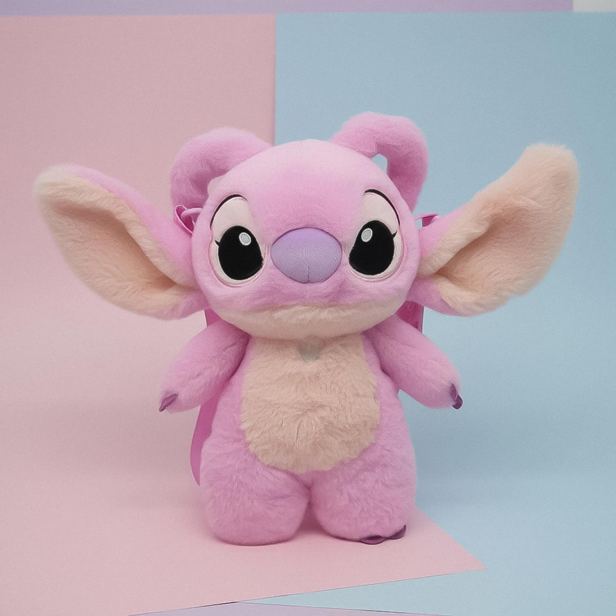 Disney Stitch Angel Plüsch Tasche Kinder für Freizeit Ausflüge und unterwegs