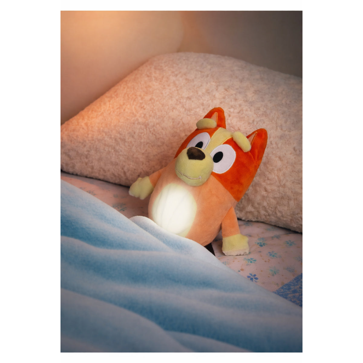 Bluey Plüschlampe 2 in 1 Nachtlicht Kuscheltier 20 cm für Kinderzimmer