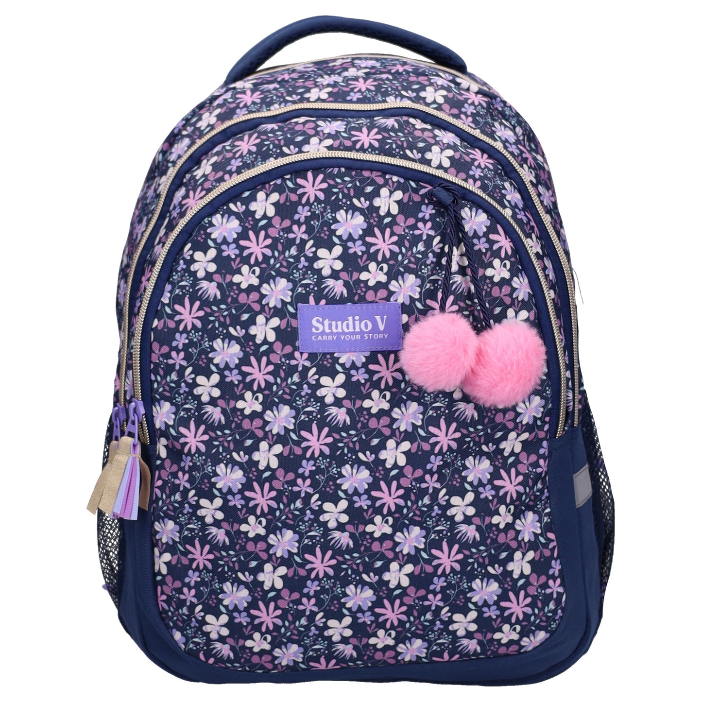 Studio V Flower Bomb Mädchen Rucksack Kinder Backpack Schultasche Tagesrucksack 44 cm