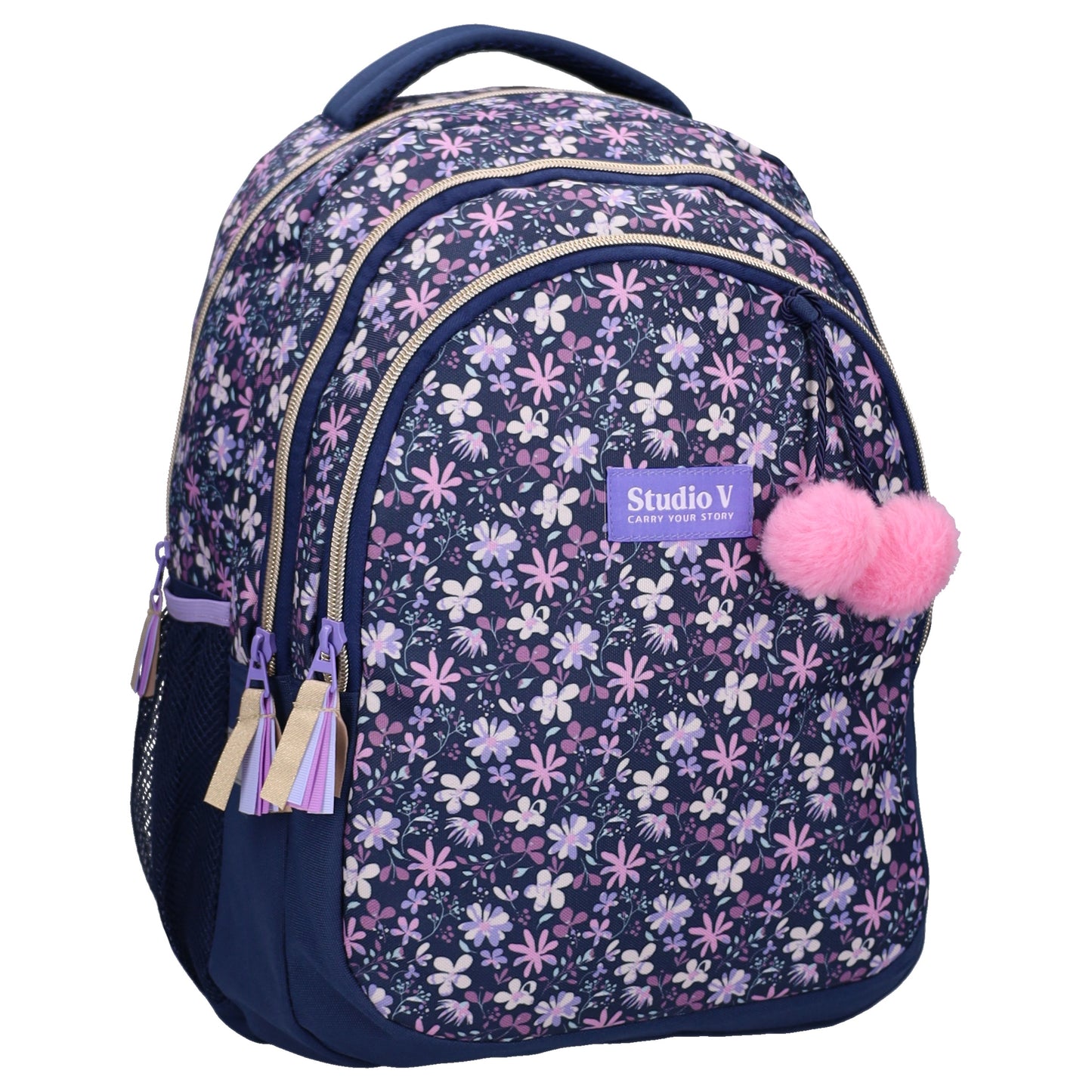 Studio V Flower Bomb Mädchen Rucksack Kinder Backpack Schultasche Tagesrucksack 44 cm