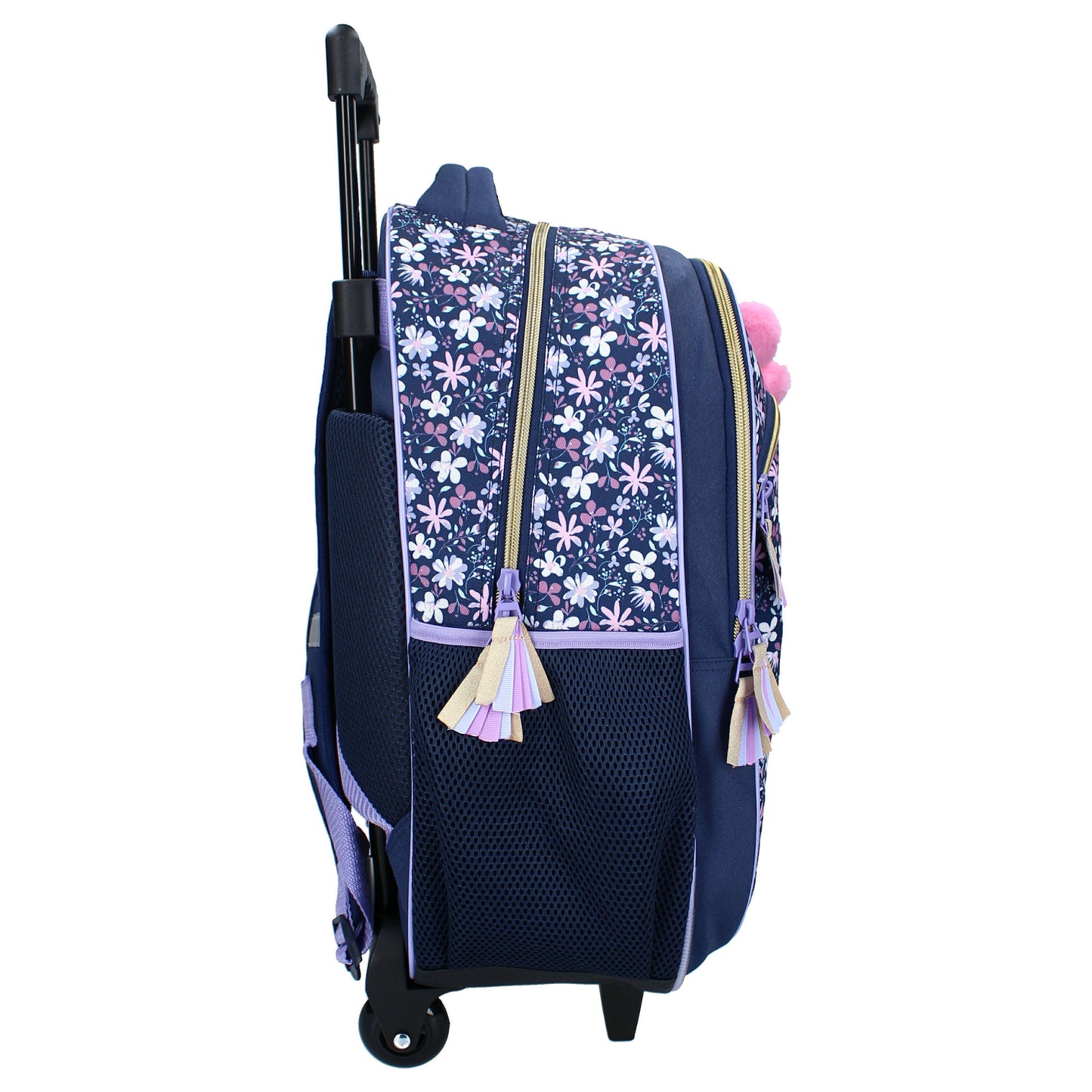 Studio V Trolley Rucksack Flower Bomb Schulrucksack mit Rollen