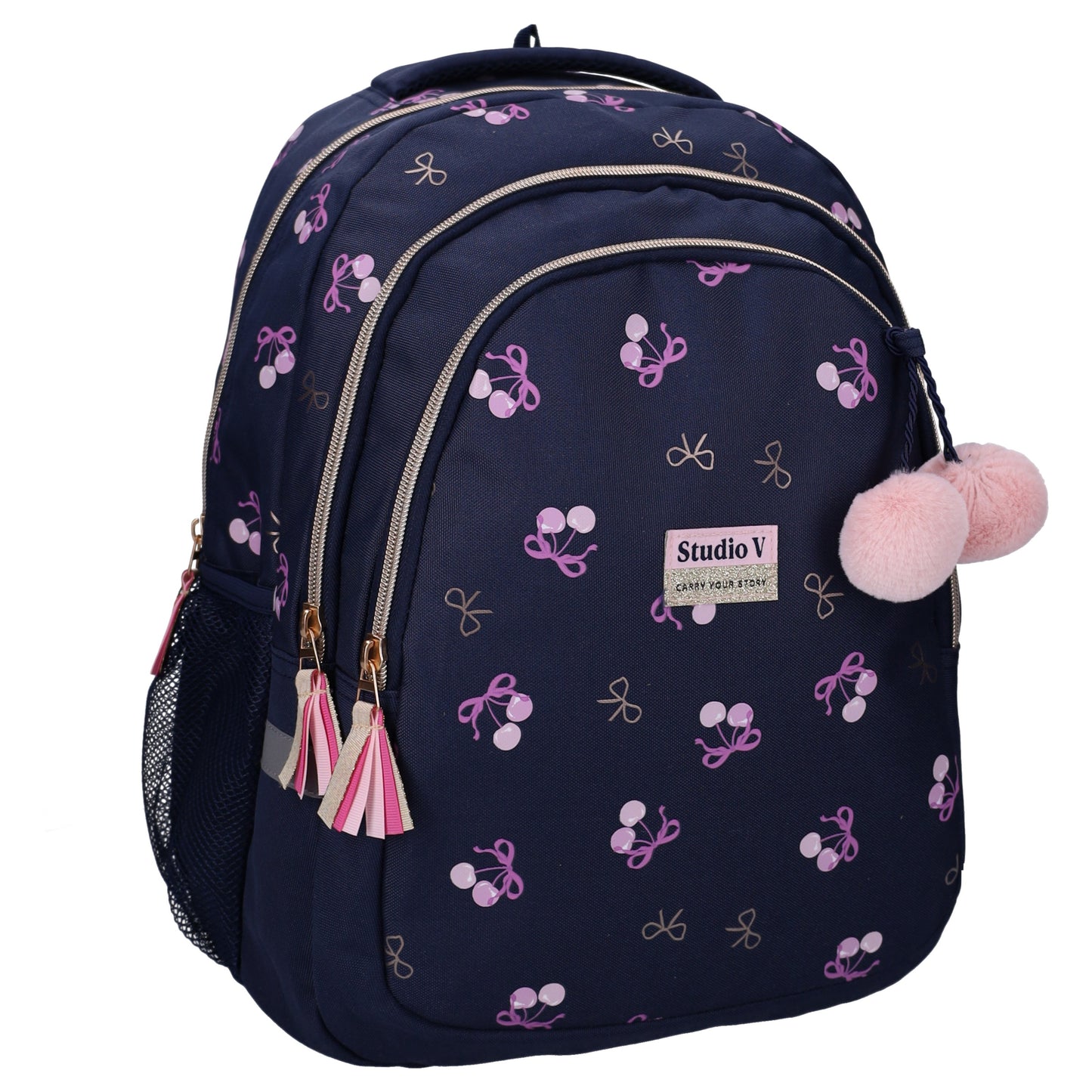 Studio V Cheeky Cherry Mädchen Rucksack Kinder Backpack Schultasche Tagesrucksack 44 cm