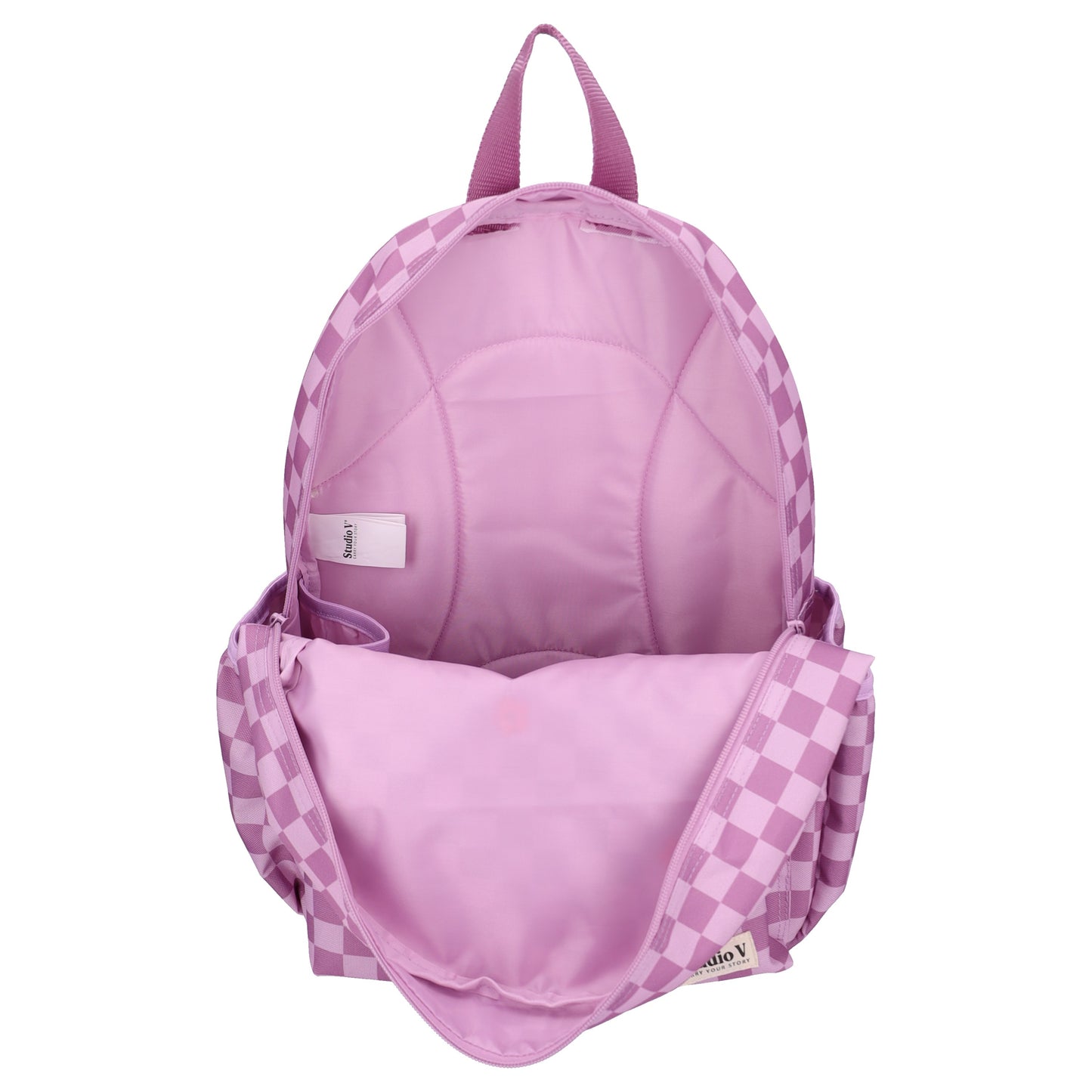 Studio V Check This! Mädchen Rucksack Kinder Backpack Schultasche Tagesrucksack 39 cm