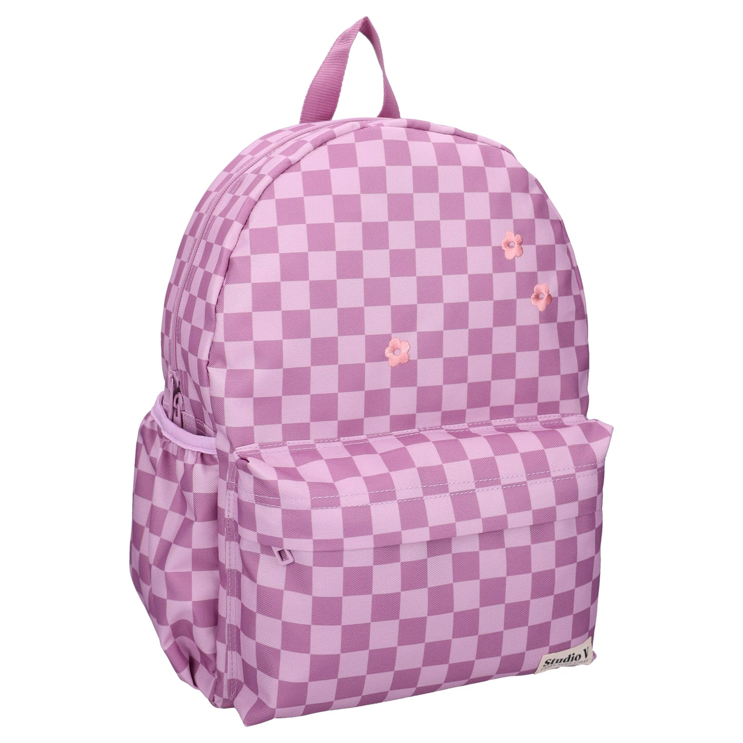 Studio V Check This! Mädchen Rucksack Kinder Backpack Schultasche Tagesrucksack 39 cm