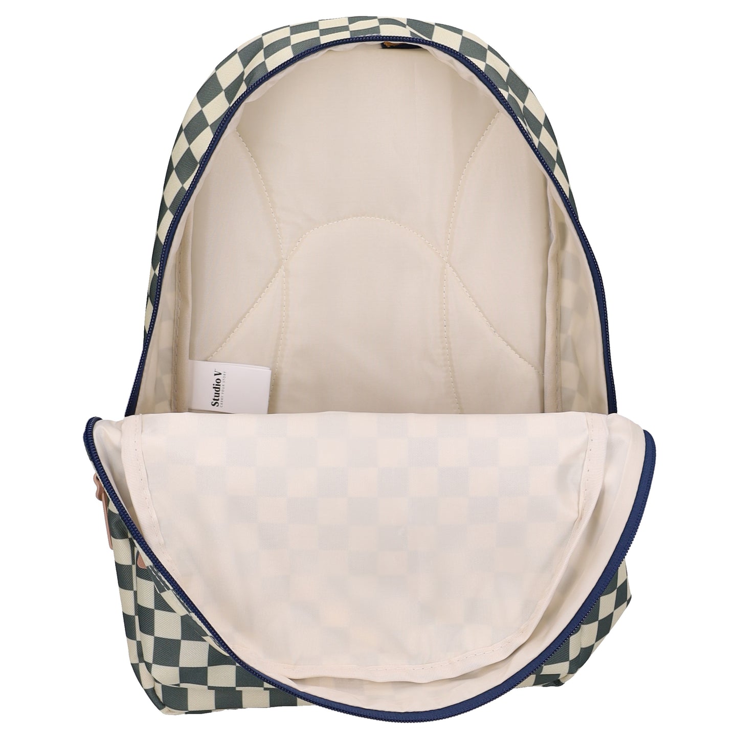 Studio V Retro Forever Kinder Rucksack Mädchen Schulrucksack Freizeitrucksack Karomuster