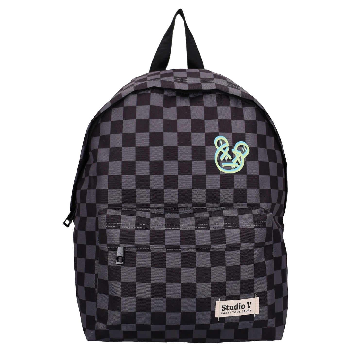 Studio V Double Check Rucksack Backpack Schultasche Tagesrucksack 37 cm