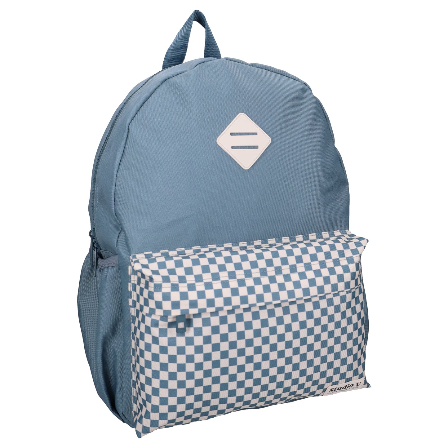 Studio V Double Check Kinder Rucksack Unisex Schulrucksack Freizeitrucksack Karomuster
