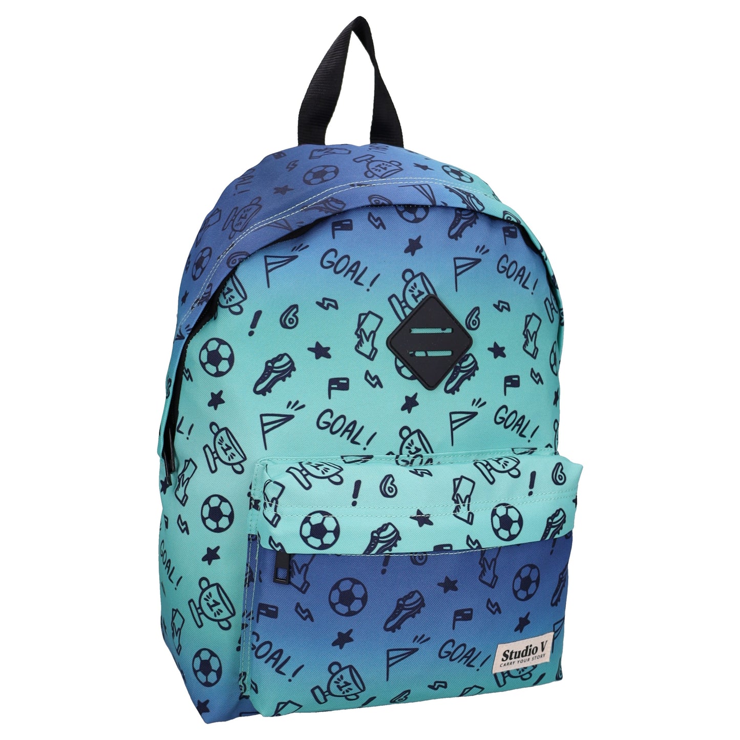 Studio V Kick Off Mädchen Rucksack Kinder Backpack Schultasche Tagesrucksack 37 cm