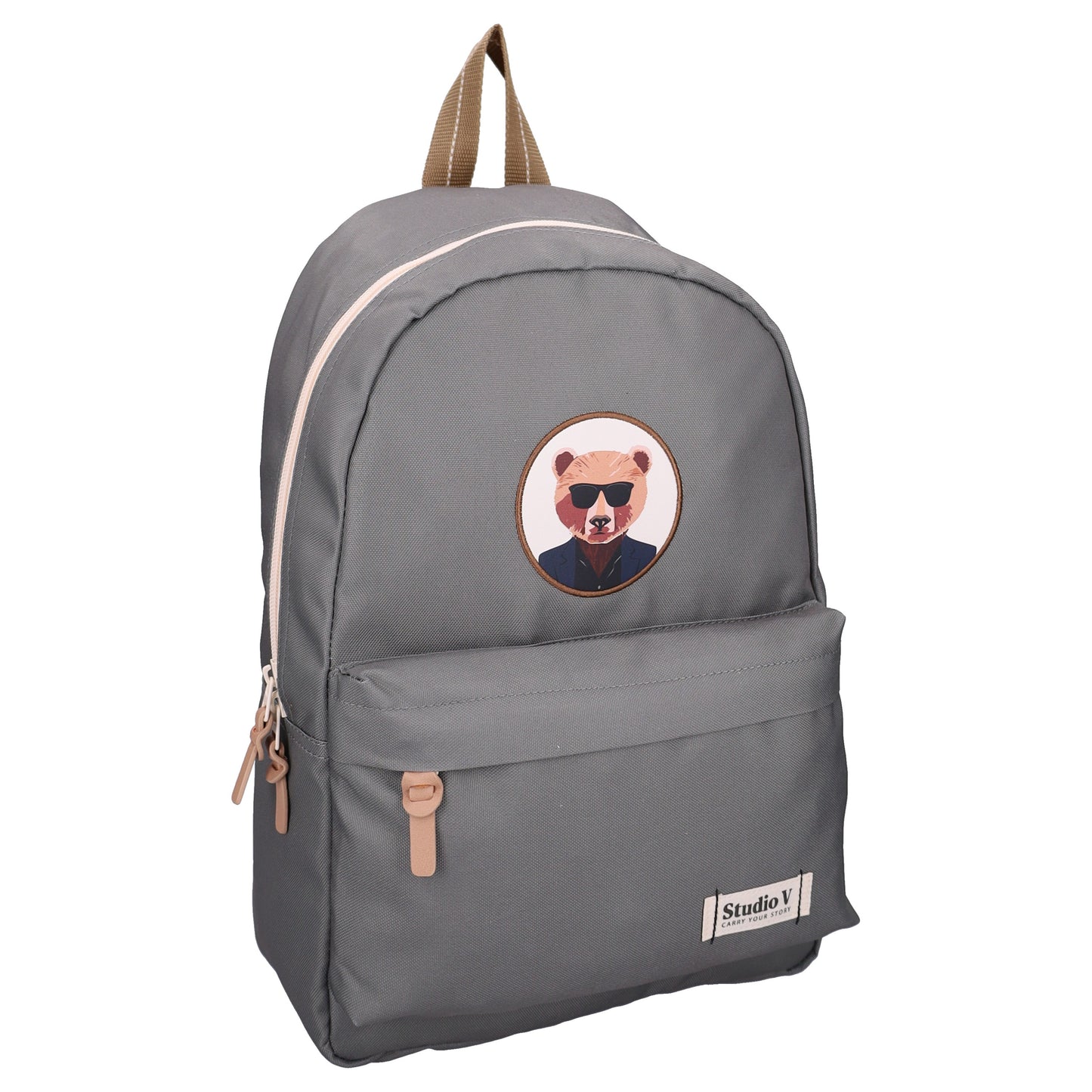 Studio V Bear Business Kinder Backpack Schultasche Tagesrucksack 38 cm Freizeit Tasche