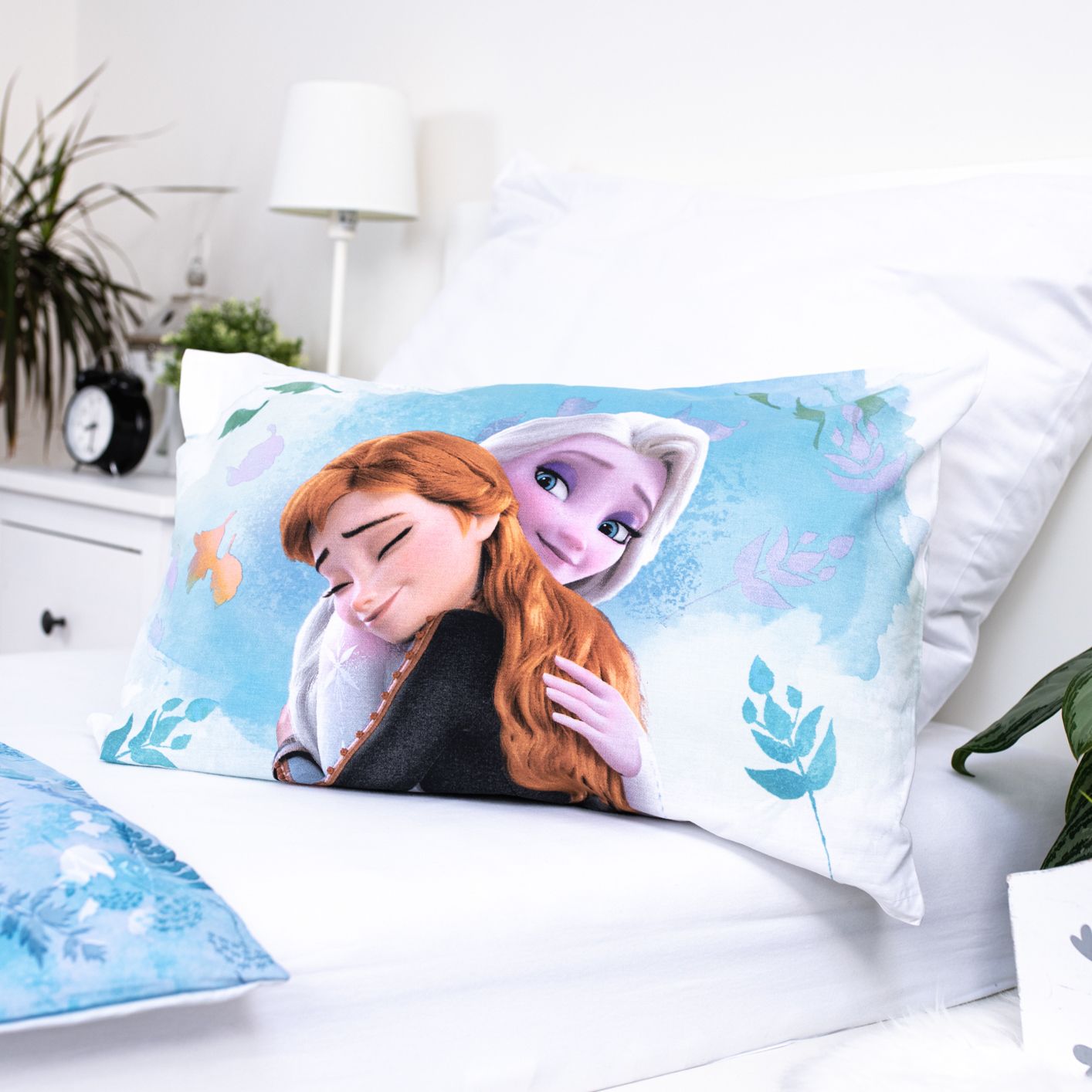 Disney Frozen Bettwäsche-Set – Kuschelige Kinderbettwäsche 100x135 cm & 40x60 cm