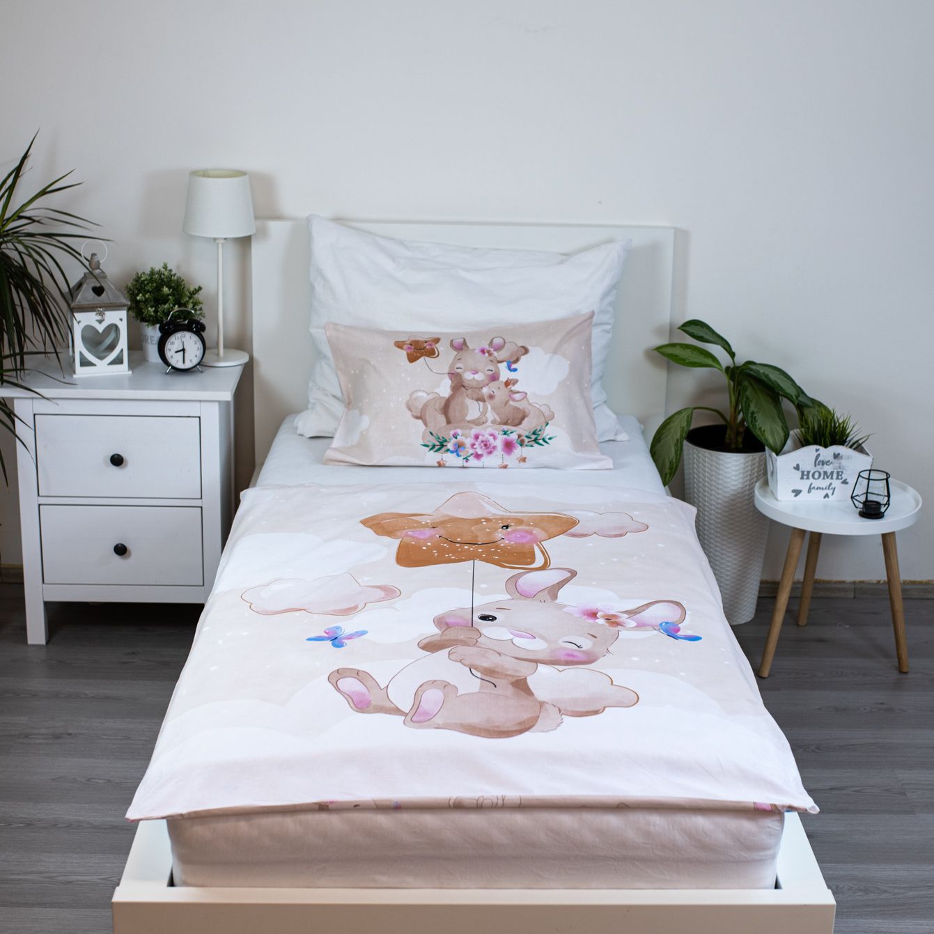 Kinder Bettwäsche-Set – Bettbezug 100x135 cm & Kissenbezug 40x60 cm