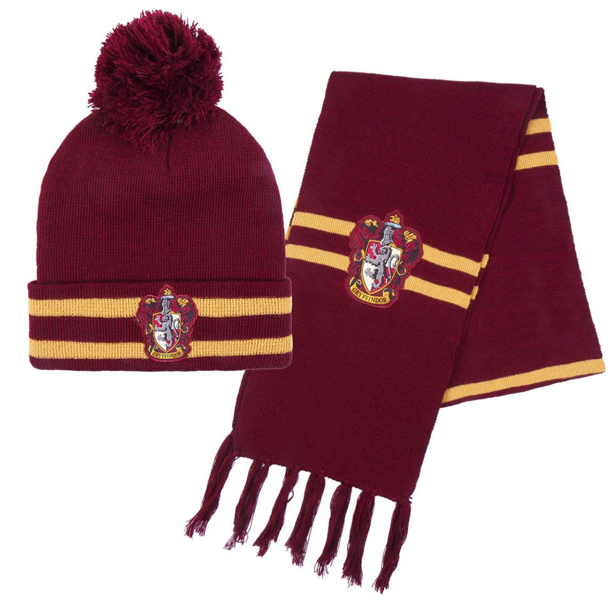 Harry Potter Mütze & Schal Kinder Gryffindor 2er-Pack Winter Accessoire