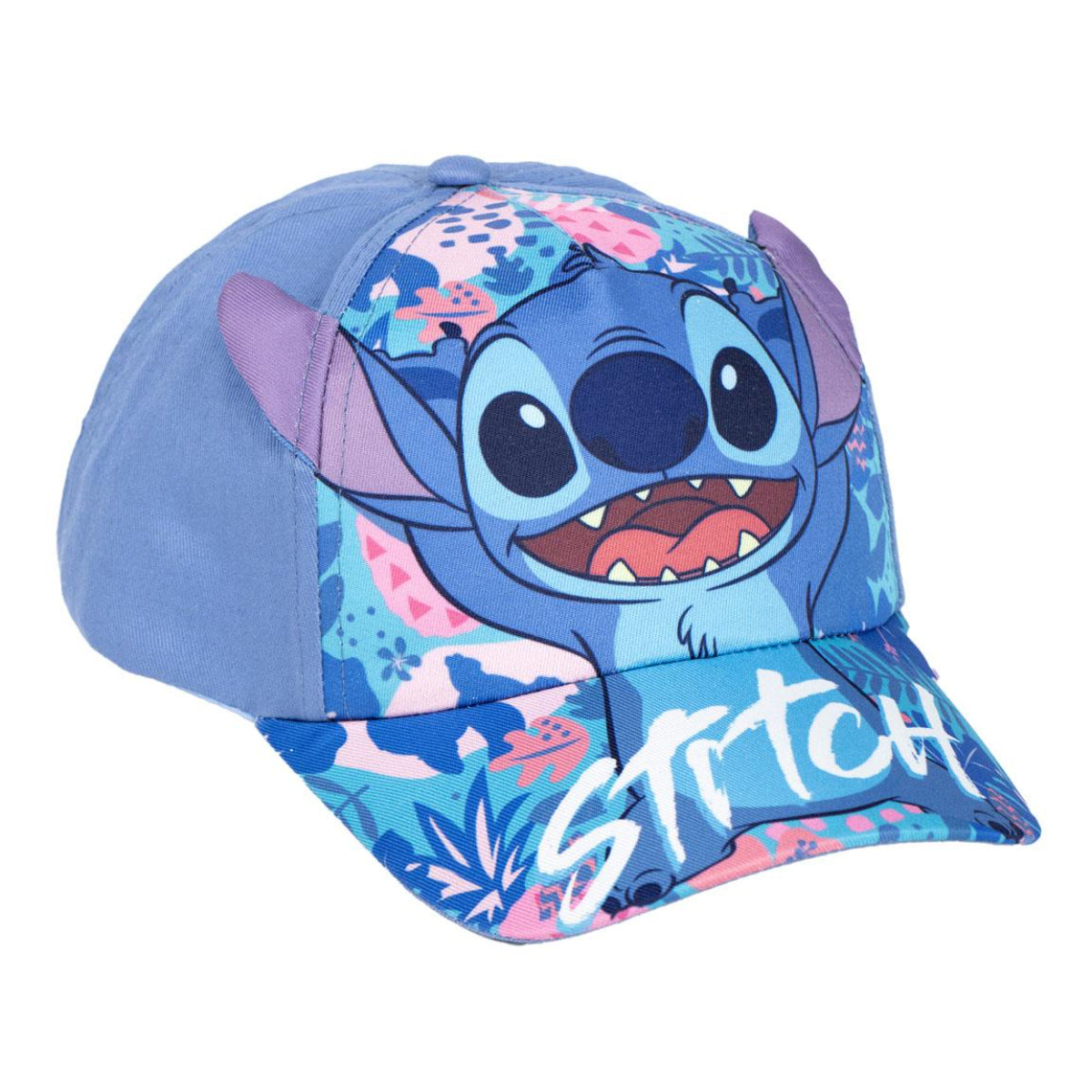 Disney Stitch Kinder Cap Premium Basecap Baumwollmix 3D Motiv verstellbar