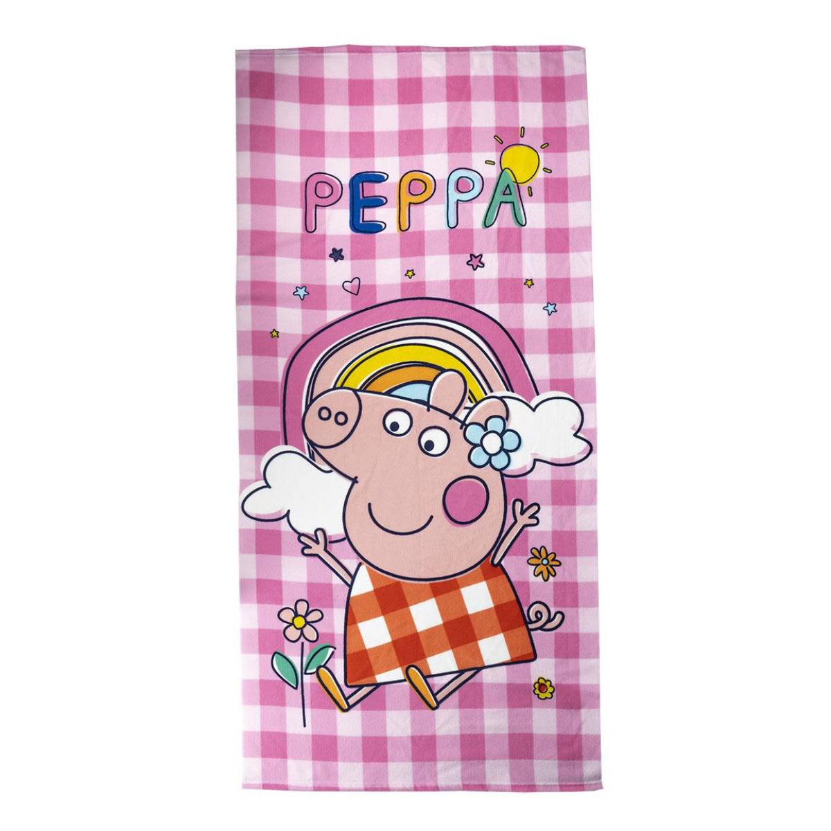 Peppa Pig Waschlappen-Set Handtücher im praktischen Beutel für Kinder